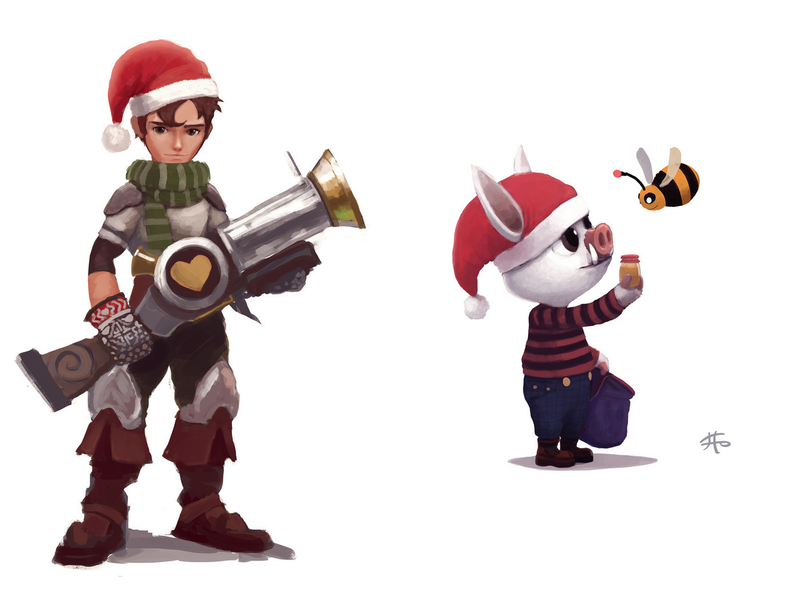 Illustration for article titled Holiday Greetings from 7 Game Developers
